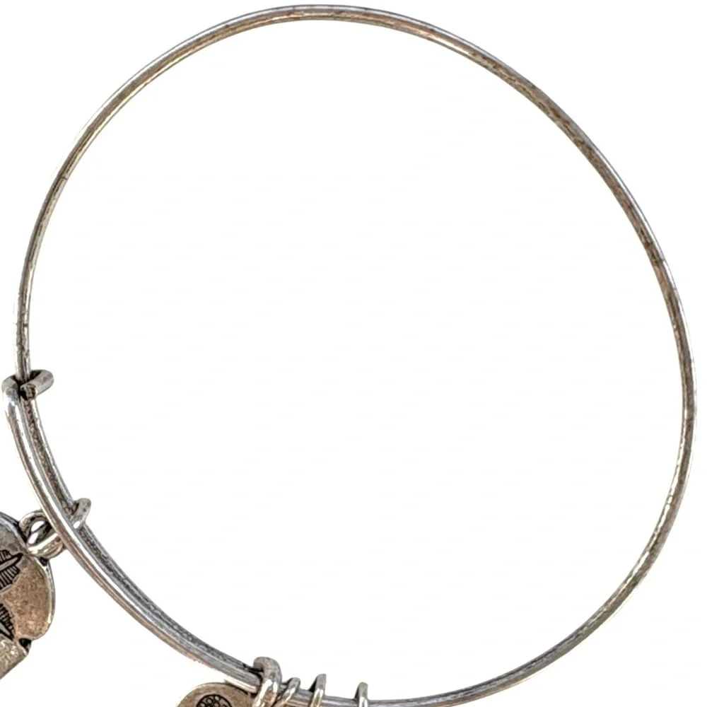ALEX AND ANI Sand Dollar Bracelet Silver
